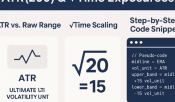 Law 1–2: Anchor Your Stops to ATR(200) & √Time Exposures