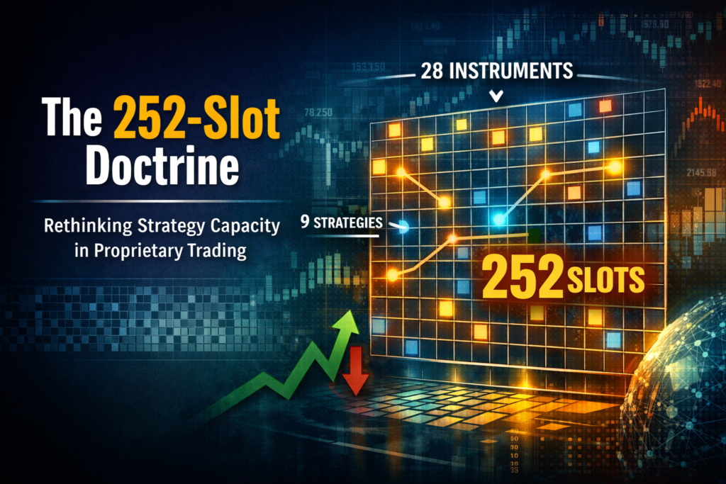 Explore a deeper view of risk management for proprietary trading firms through capital governance, reserve doctrine, calibration, reporting truth, and structural protection.