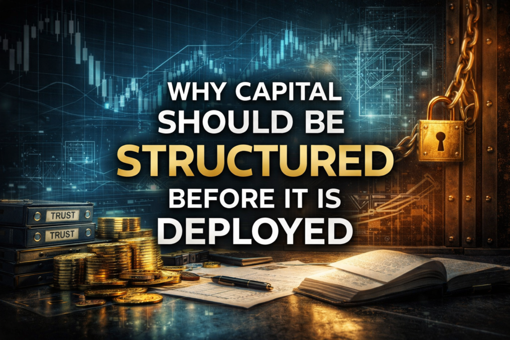 Learn why GFE and GAI believe proprietary capital must be structured, ring-fenced, reserve-protected, and governed before it is ever deployed into markets.