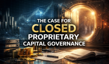 Explore why GFE and GAI believe closed proprietary capital governance is essential for serious trading institutions built on structure, reserves, ring-fenced capital, and internal compounding.