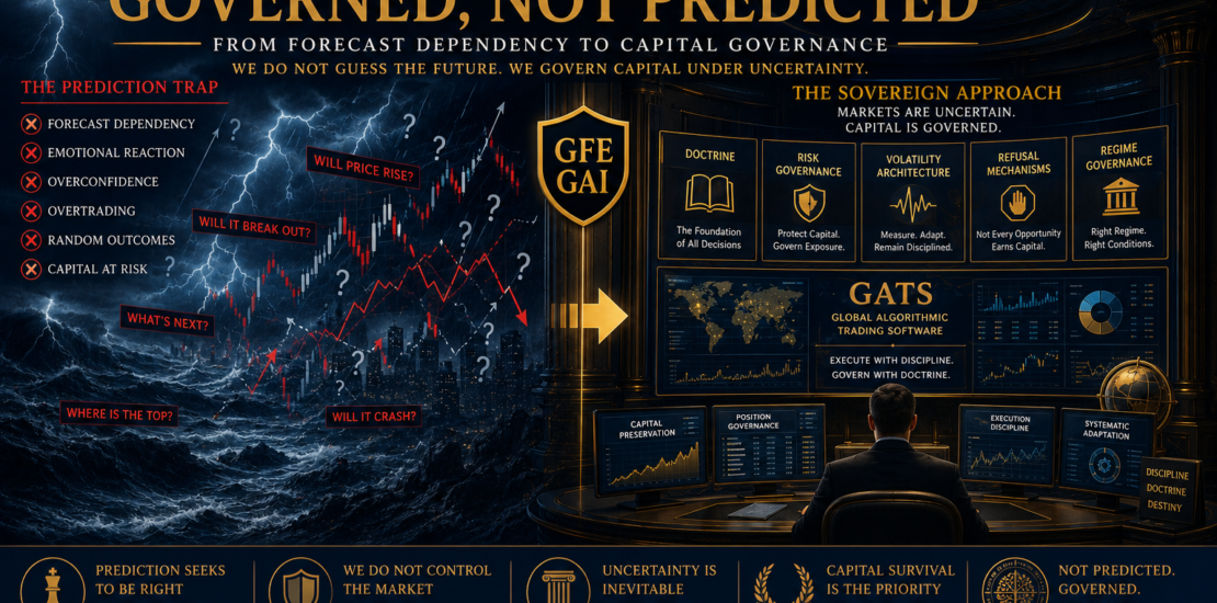 Why Markets Are Governed, Not Predicted