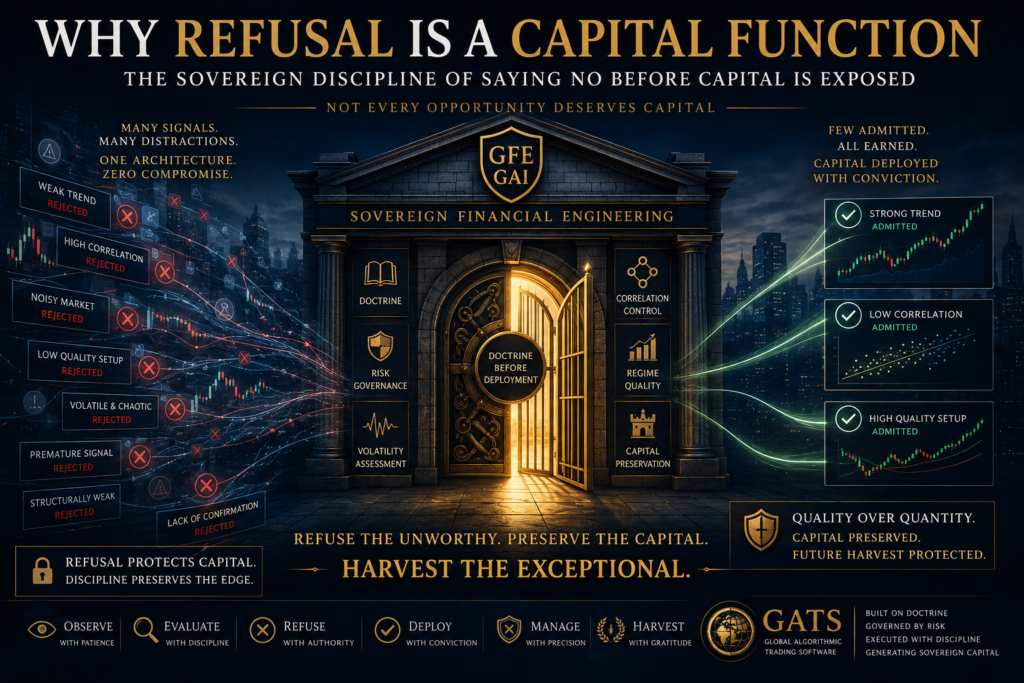 Why Refusal Is a Capital Function