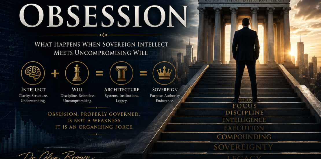 The Architecture of Obsession: Sovereign Intellect and Uncompromising Will