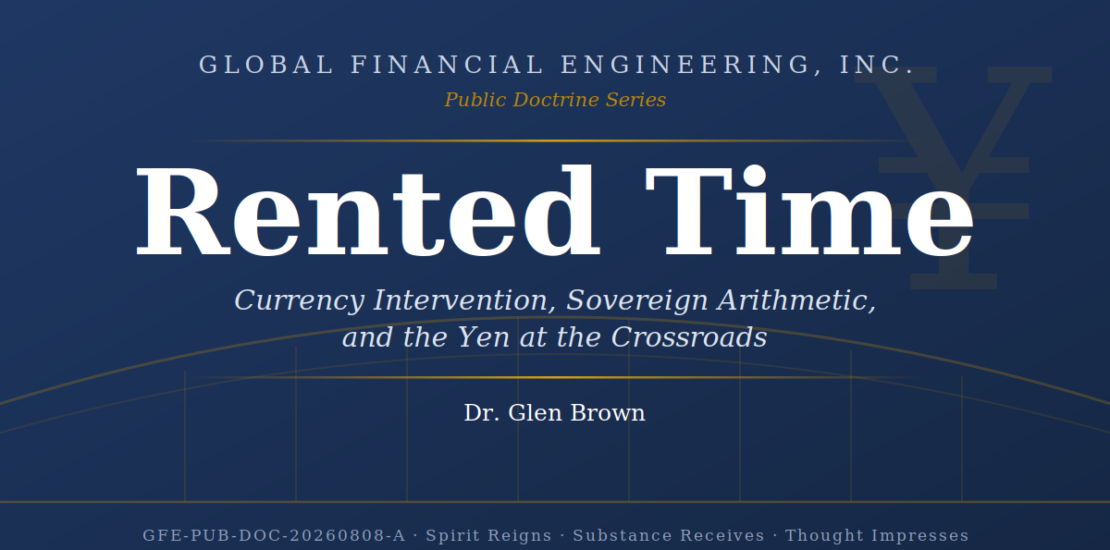 Rented Time — GFE public doctrine paper on the 2026 US-Japan yen intervention