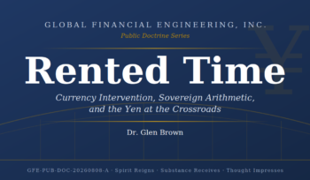 Rented Time — GFE public doctrine paper on the 2026 US-Japan yen intervention